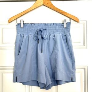 Abercrombie & Fitch High Rise Cinched Waist Workout Shorts Size Small